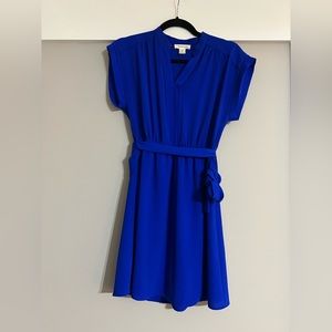 Royal blue dress